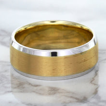 Load image into Gallery viewer, 18K White & Rose Gold Band