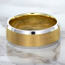 Load image into Gallery viewer, 18K White & Rose Gold Band