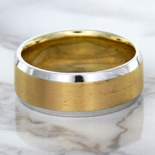 Load image into Gallery viewer, 18K White & Rose Gold Band