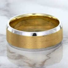 Load image into Gallery viewer, 18K White & Rose Gold Band