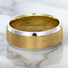Load image into Gallery viewer, 18K White & Rose Gold Band
