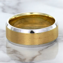 Load image into Gallery viewer, 18K White & Rose Gold Band