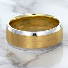 Load image into Gallery viewer, 18K White & Rose Gold Band