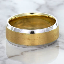 Load image into Gallery viewer, 18K White & Rose Gold Band