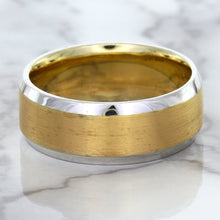 Load image into Gallery viewer, 18K White & Rose Gold Band