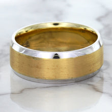 Load image into Gallery viewer, 18K White & Rose Gold Band