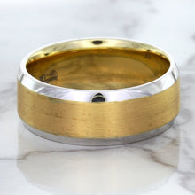 Load image into Gallery viewer, 18K White & Rose Gold Band
