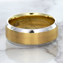 Load image into Gallery viewer, 18K White & Rose Gold Band