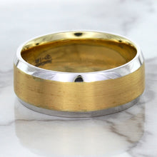 Load image into Gallery viewer, 18K White & Rose Gold Band