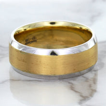 Load image into Gallery viewer, 18K White & Rose Gold Band