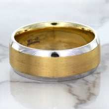 Load image into Gallery viewer, 18K White & Rose Gold Band