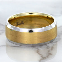 Load image into Gallery viewer, 18K White & Rose Gold Band