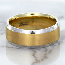 Load image into Gallery viewer, 18K White & Rose Gold Band