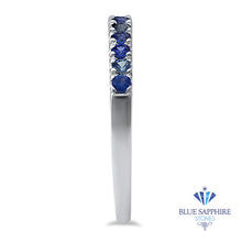 Load image into Gallery viewer, 0.35ctw Blue Sapphire Ring in 18K White Gold
