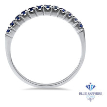 Load image into Gallery viewer, 0.35ctw Blue Sapphire Ring in 18K White Gold