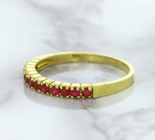 Load image into Gallery viewer, 0.35ctw Round Ruby Ring in 18K Yellow Gold