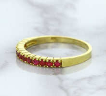 Load image into Gallery viewer, 0.35ctw Round Ruby Ring in 18K Yellow Gold
