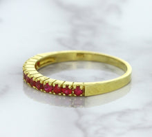Load image into Gallery viewer, 0.35ctw Round Ruby Ring in 18K Yellow Gold