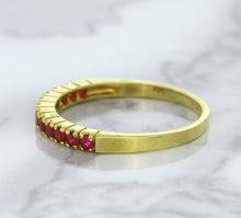 Load image into Gallery viewer, 0.35ctw Round Ruby Ring in 18K Yellow Gold