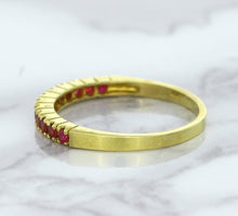 Load image into Gallery viewer, 0.35ctw Round Ruby Ring in 18K Yellow Gold