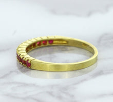 Load image into Gallery viewer, 0.35ctw Round Ruby Ring in 18K Yellow Gold