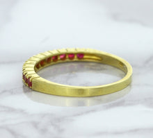 Load image into Gallery viewer, 0.35ctw Round Ruby Ring in 18K Yellow Gold