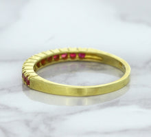 Load image into Gallery viewer, 0.35ctw Round Ruby Ring in 18K Yellow Gold