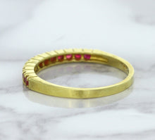 Load image into Gallery viewer, 0.35ctw Round Ruby Ring in 18K Yellow Gold