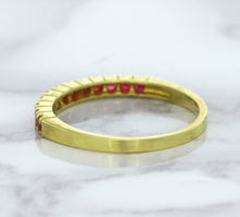 Load image into Gallery viewer, 0.35ctw Round Ruby Ring in 18K Yellow Gold