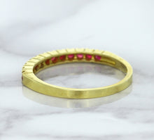 Load image into Gallery viewer, 0.35ctw Round Ruby Ring in 18K Yellow Gold