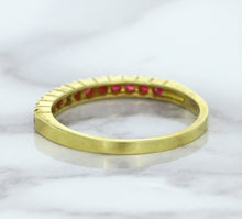 Load image into Gallery viewer, 0.35ctw Round Ruby Ring in 18K Yellow Gold
