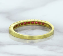 Load image into Gallery viewer, 0.35ctw Round Ruby Ring in 18K Yellow Gold