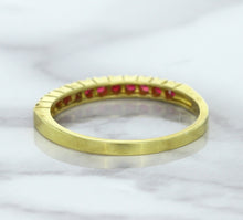 Load image into Gallery viewer, 0.35ctw Round Ruby Ring in 18K Yellow Gold