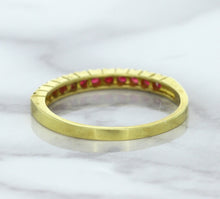Load image into Gallery viewer, 0.35ctw Round Ruby Ring in 18K Yellow Gold