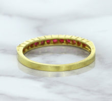 Load image into Gallery viewer, 0.35ctw Round Ruby Ring in 18K Yellow Gold