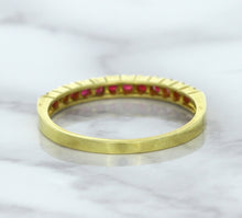 Load image into Gallery viewer, 0.35ctw Round Ruby Ring in 18K Yellow Gold