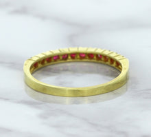 Load image into Gallery viewer, 0.35ctw Round Ruby Ring in 18K Yellow Gold