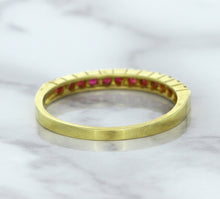 Load image into Gallery viewer, 0.35ctw Round Ruby Ring in 18K Yellow Gold