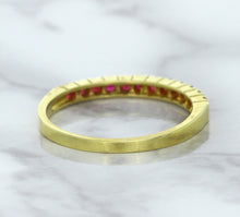 Load image into Gallery viewer, 0.35ctw Round Ruby Ring in 18K Yellow Gold