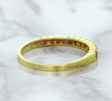 Load image into Gallery viewer, 0.35ctw Round Ruby Ring in 18K Yellow Gold