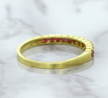 Load image into Gallery viewer, 0.35ctw Round Ruby Ring in 18K Yellow Gold