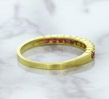 Load image into Gallery viewer, 0.35ctw Round Ruby Ring in 18K Yellow Gold