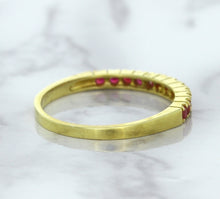 Load image into Gallery viewer, 0.35ctw Round Ruby Ring in 18K Yellow Gold