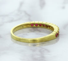 Load image into Gallery viewer, 0.35ctw Round Ruby Ring in 18K Yellow Gold