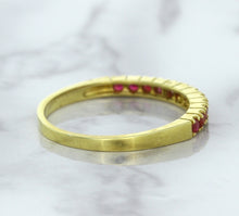 Load image into Gallery viewer, 0.35ctw Round Ruby Ring in 18K Yellow Gold