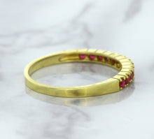 Load image into Gallery viewer, 0.35ctw Round Ruby Ring in 18K Yellow Gold