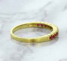 Load image into Gallery viewer, 0.35ctw Round Ruby Ring in 18K Yellow Gold