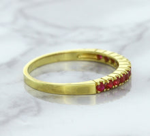 Load image into Gallery viewer, 0.35ctw Round Ruby Ring in 18K Yellow Gold