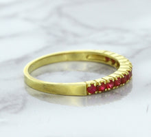 Load image into Gallery viewer, 0.35ctw Round Ruby Ring in 18K Yellow Gold