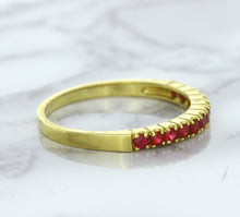 Load image into Gallery viewer, 0.35ctw Round Ruby Ring in 18K Yellow Gold